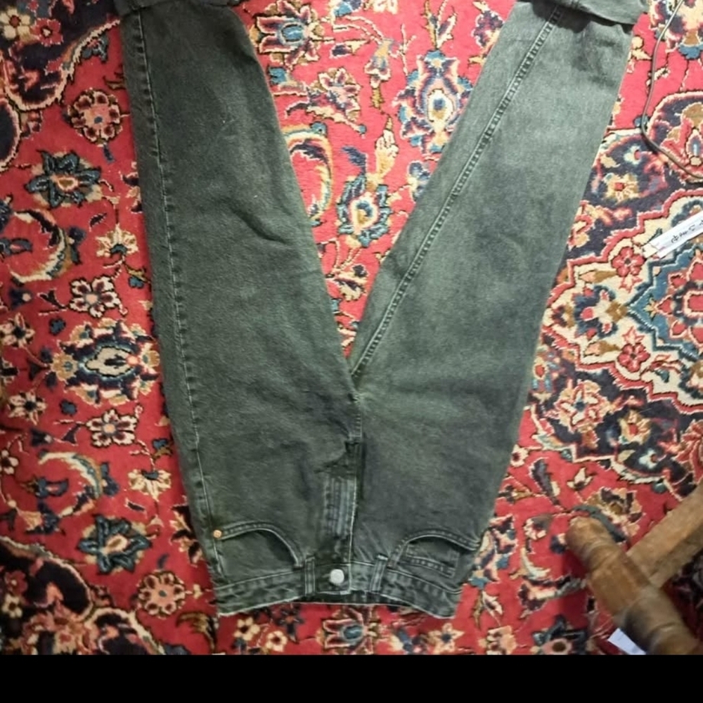 Zara Boyfriend Jeans in Dark Gray